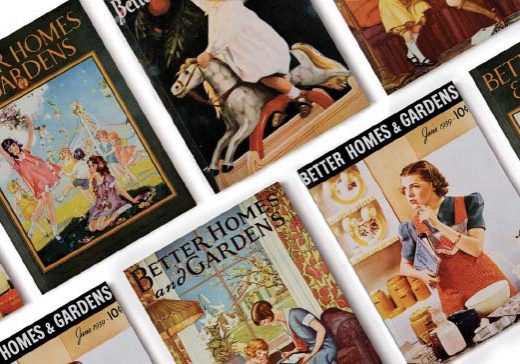 Better Homes vintage magazine covers